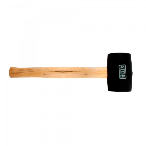 Maza goma m/madera negra 450gr. 