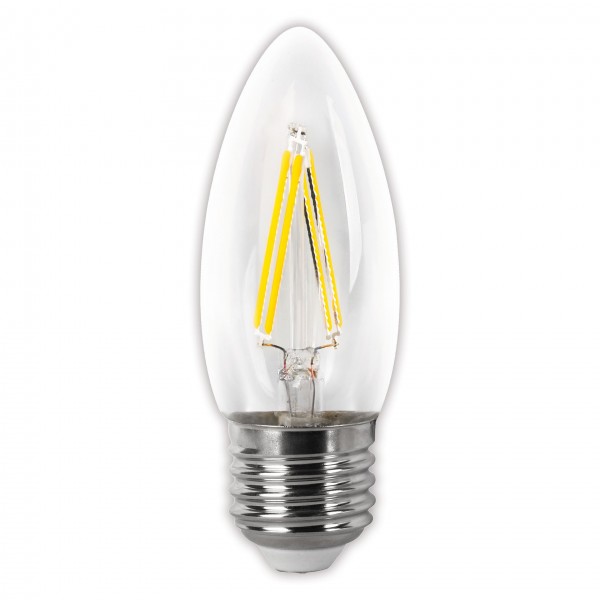Bomb.led filam.vela clara e27 4w.cali (caja de 10 unidades)