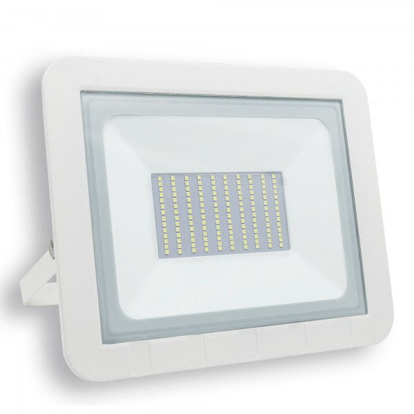 Proyector led plano blanco   75w.fria