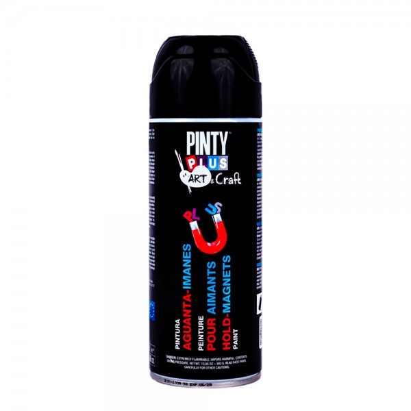 Pintura en spray art & craft 520cc pintura aguanta-imanes negra pi104