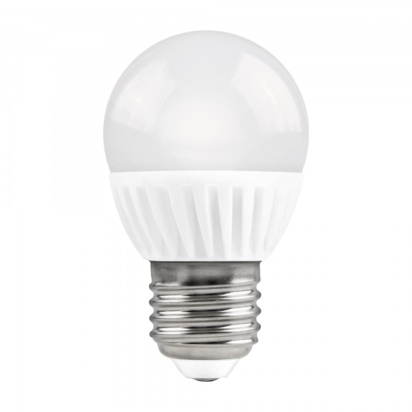 Bomb.led esferica ceramica  e27 10w.cal. (caja de 10 unidades)