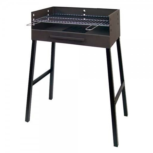 Barbacoa con parrilla zincada 69 x 40 x 92 cm