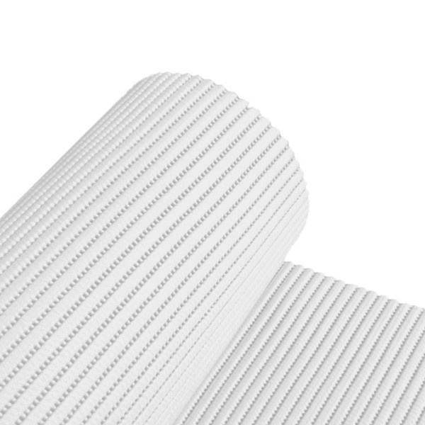 Rollo alfombra multiuso antideslizante aqua-mat basic blanco 65 cm x 15 m