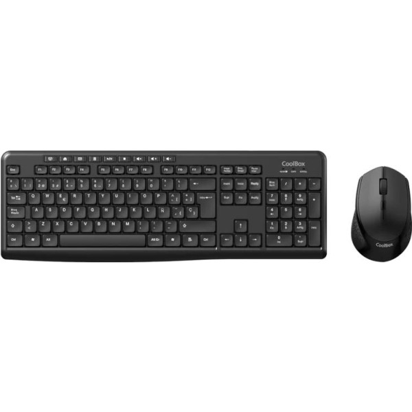 Coolbox kit teclado mm + ratón inalámbrico
