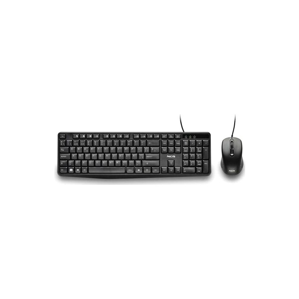 Ngs kit teclado+ratón con cable cocoa